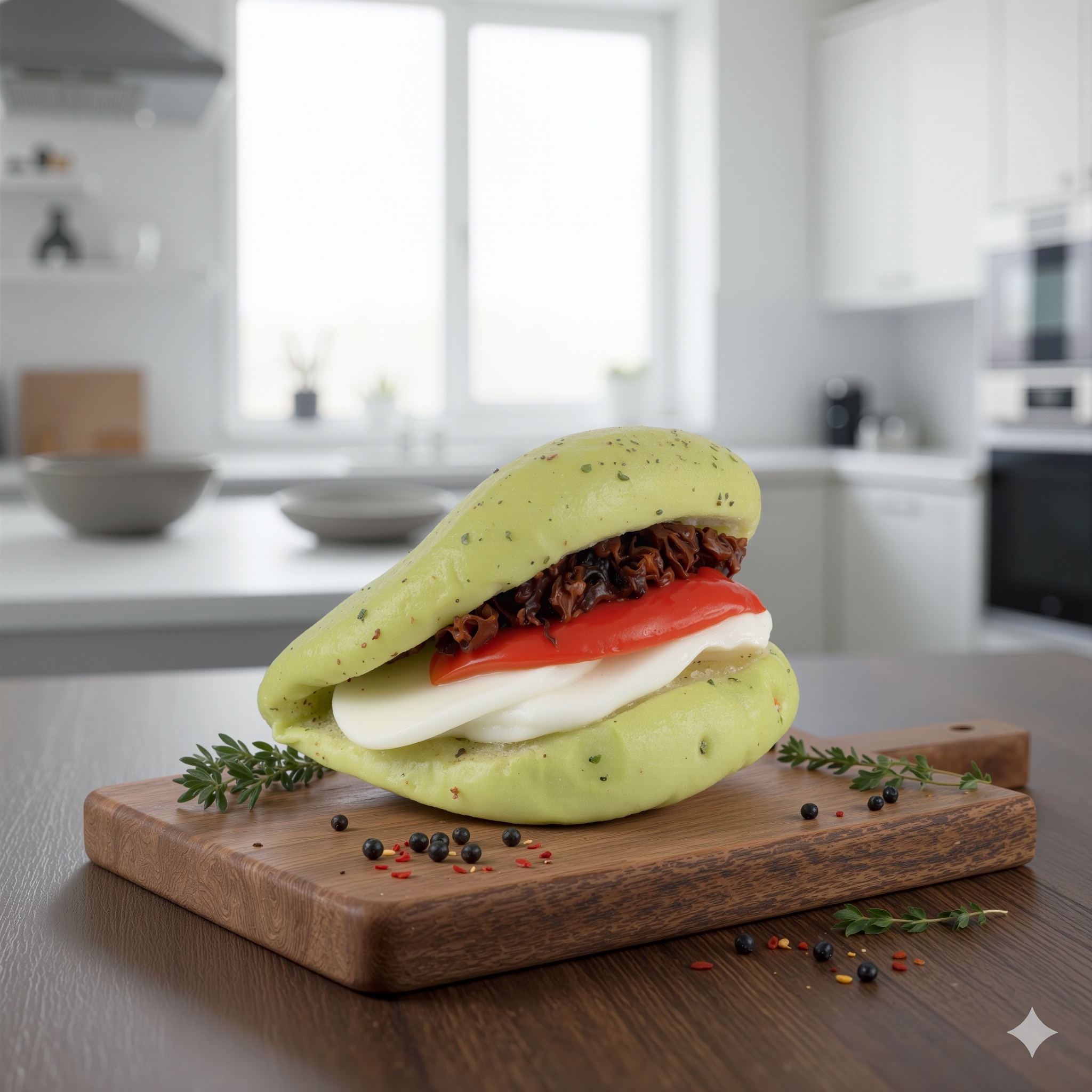 Bun Mozzarella Sandwich